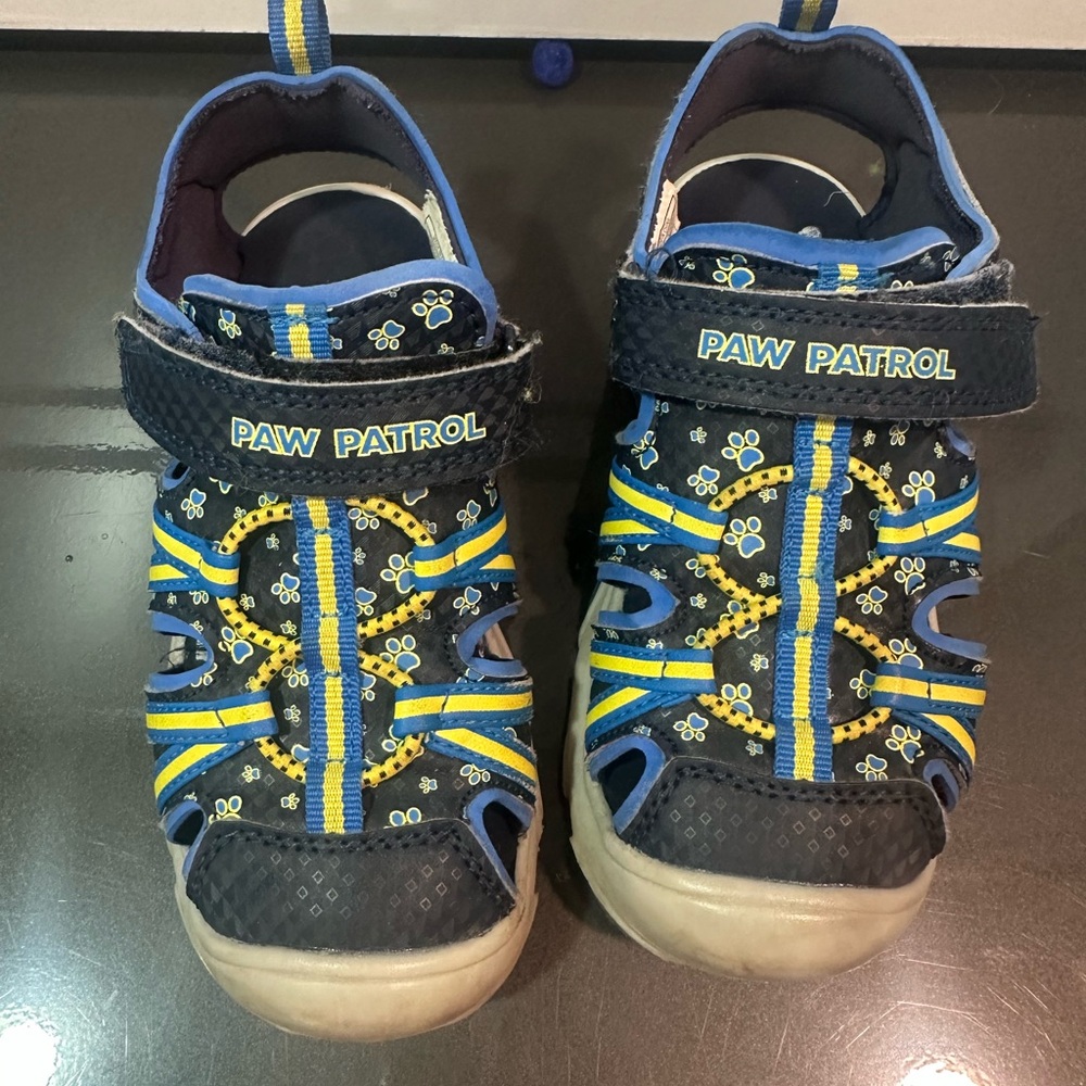 Paw Patrol Sandals Little Boys Size 11